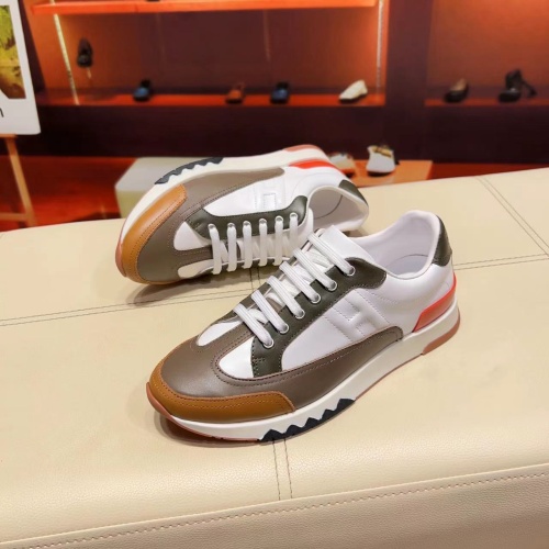 Replica Hermes Casual Shoes For Men #1156789 $85.00 USD for Wholesale