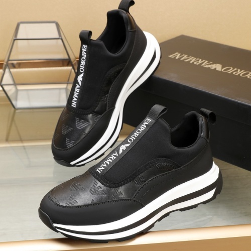 Armani Casual Shoes For Men #1156835 $85.00 USD, Wholesale Replica Armani Casual Shoes