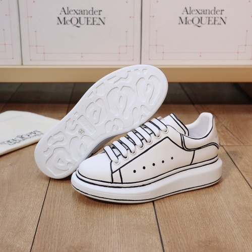 Replica Alexander McQueen Casual Shoes For Men #1156977 $88.00 USD for Wholesale
