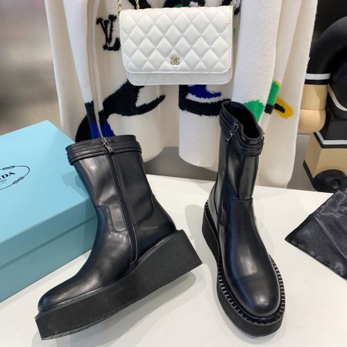 Replica Prada Boots For Women #1157127 $128.00 USD for Wholesale