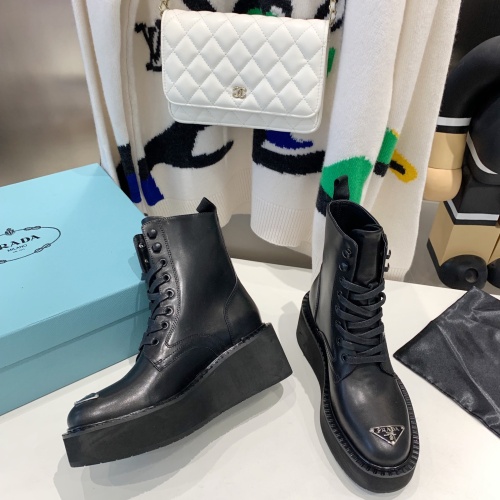 Replica Prada Boots For Women #1157136 $130.00 USD for Wholesale