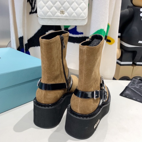 Replica Prada Boots For Women #1157170 $130.00 USD for Wholesale