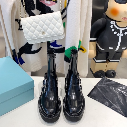 Replica Prada Boots For Women #1157173 $130.00 USD for Wholesale