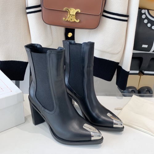 Replica Alexander McQueen Boots For Women #1157194 $128.00 USD for Wholesale