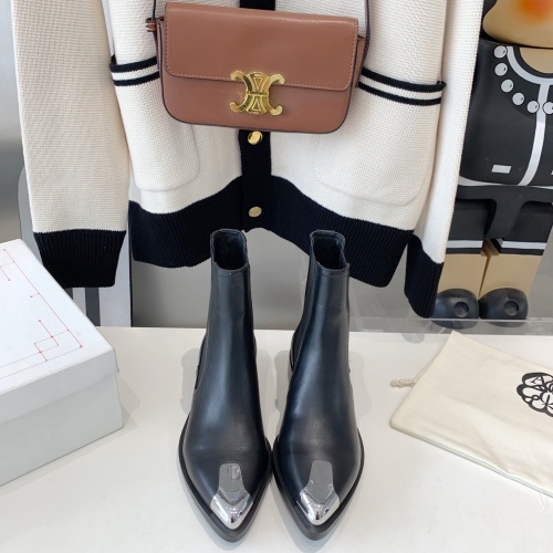Replica Alexander McQueen Boots For Women #1157195 $128.00 USD for Wholesale