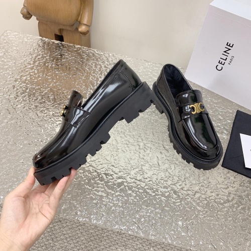 Replica Celine Leather Shoes For Women #1157272 $115.00 USD for Wholesale