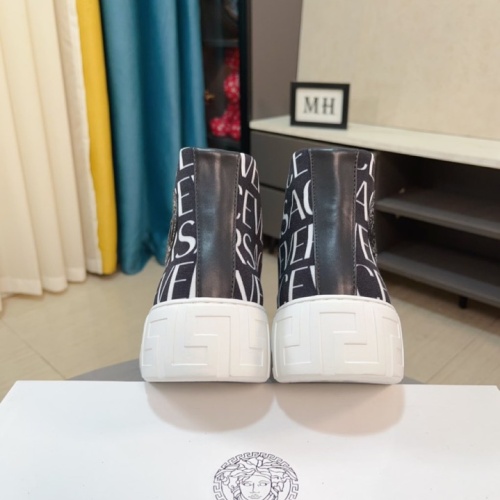 Replica Versace High Tops Shoes For Men #1157464 $82.00 USD for Wholesale