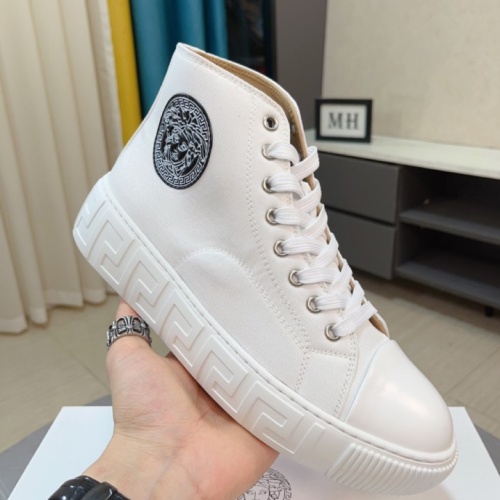 Replica Versace High Tops Shoes For Men #1157467 $82.00 USD for Wholesale