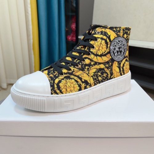 Replica Versace High Tops Shoes For Men #1157469 $82.00 USD for Wholesale