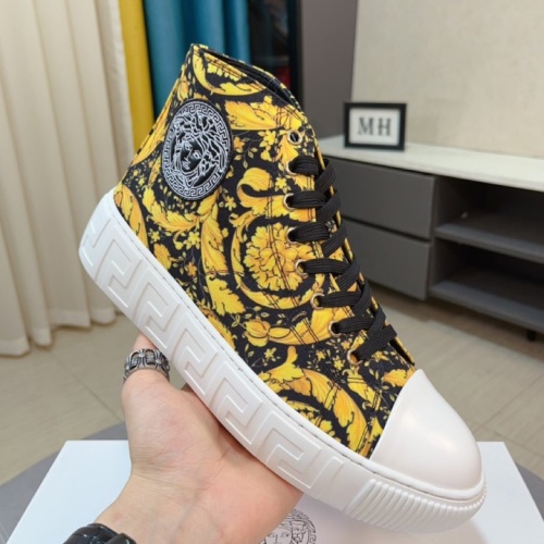 Replica Versace High Tops Shoes For Men #1157469 $82.00 USD for Wholesale