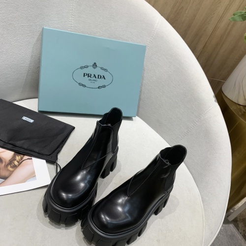 Replica Prada Boots For Women #1157579 $105.00 USD for Wholesale