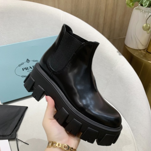 Replica Prada Boots For Women #1157579 $105.00 USD for Wholesale