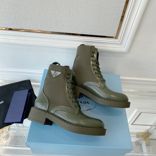 Replica Prada Boots For Women #1157585 $105.00 USD for Wholesale