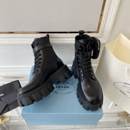 Replica Prada Boots For Women #1157588 $115.00 USD for Wholesale
