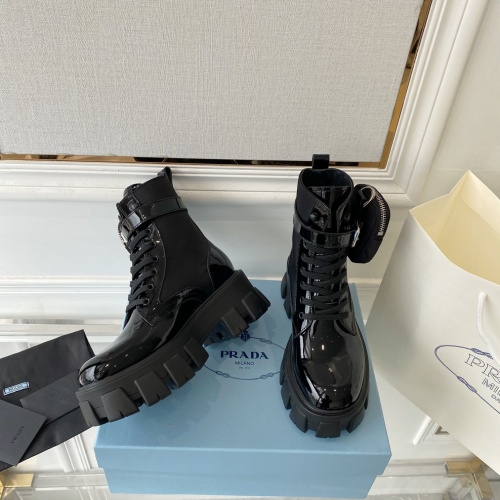 Replica Prada Boots For Women #1157591 $115.00 USD for Wholesale