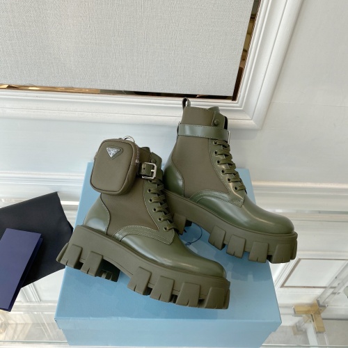 Replica Prada Boots For Women #1157593 $115.00 USD for Wholesale