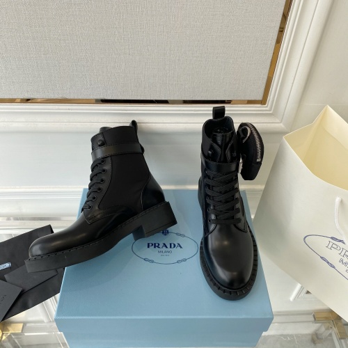 Replica Prada Boots For Women #1157595 $115.00 USD for Wholesale