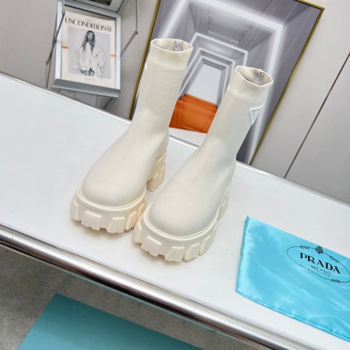 Replica Prada Boots For Women #1157653 $92.00 USD for Wholesale
