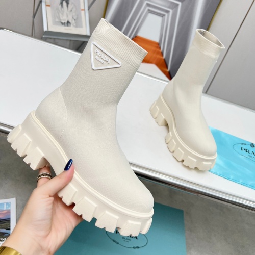 Replica Prada Boots For Women #1157653 $92.00 USD for Wholesale
