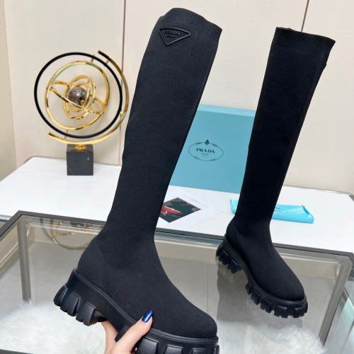 Replica Prada Boots For Women #1157657 $98.00 USD for Wholesale
