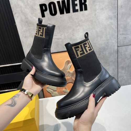 Fendi Fashion Boots For Women #1157843 $102.00 USD, Wholesale Replica Fendi Fashion Boots