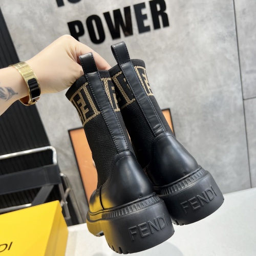 Replica Fendi Fashion Boots For Women #1157843 $102.00 USD for Wholesale