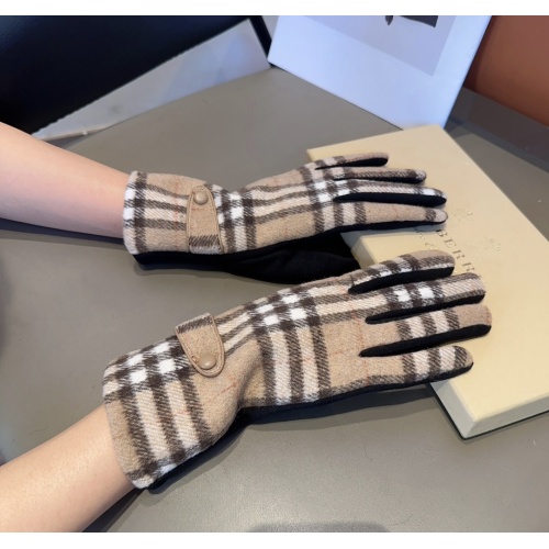 Replica Burberry Gloves For Women #1157863 $38.00 USD for Wholesale