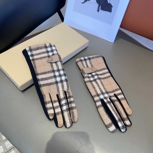 Replica Burberry Gloves For Women #1157863 $38.00 USD for Wholesale