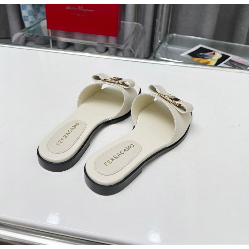 Replica Salvatore Ferragamo Slippers For Women #1157906 $82.00 USD for Wholesale