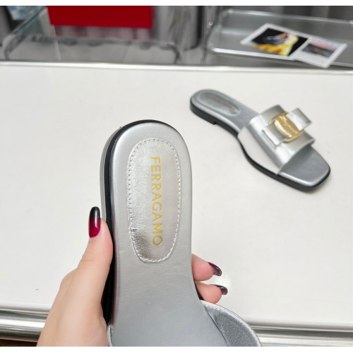 Replica Salvatore Ferragamo Slippers For Women #1157909 $82.00 USD for Wholesale