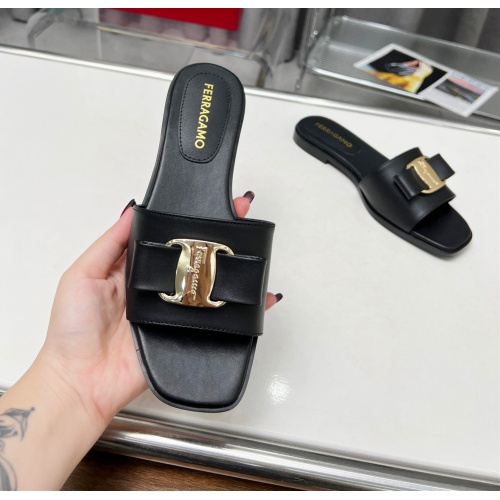 Replica Salvatore Ferragamo Slippers For Women #1157911 $82.00 USD for Wholesale