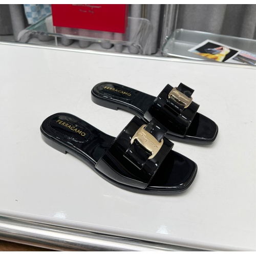 Replica Salvatore Ferragamo Slippers For Women #1157913 $82.00 USD for Wholesale