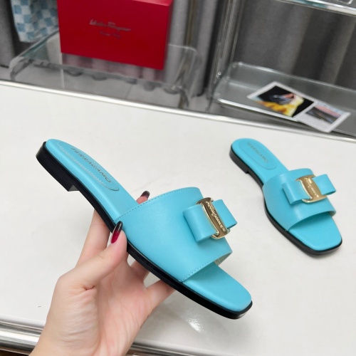 Replica Salvatore Ferragamo Slippers For Women #1157915 $82.00 USD for Wholesale