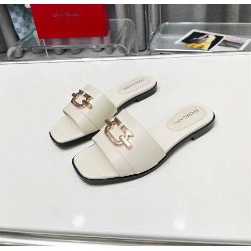 Salvatore Ferragamo Slippers For Women #1157916 $82.00 USD, Wholesale Replica Salvatore Ferragamo Slippers