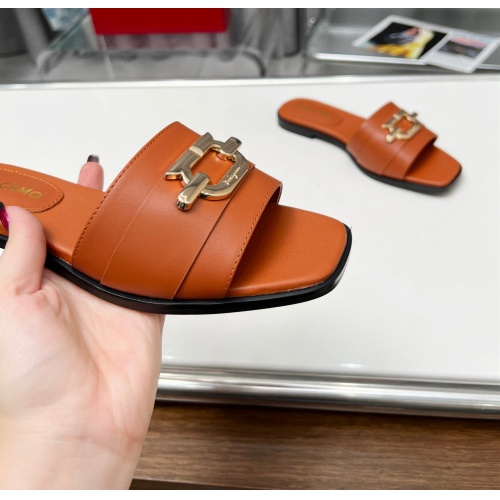 Replica Salvatore Ferragamo Slippers For Women #1157919 $82.00 USD for Wholesale