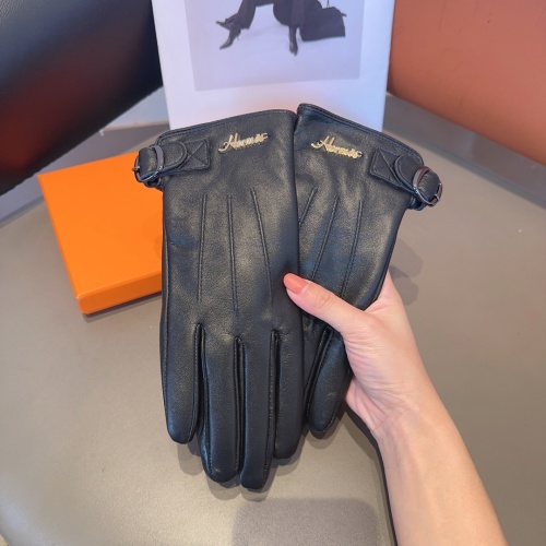Replica Hermes Gloves For Women #1157969 $48.00 USD for Wholesale