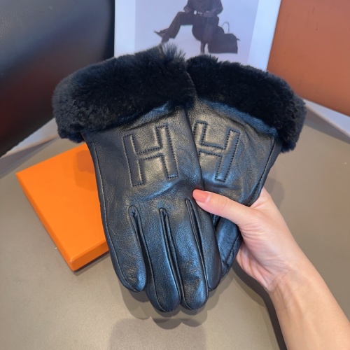 Replica Hermes Gloves For Women #1157975 $52.00 USD for Wholesale