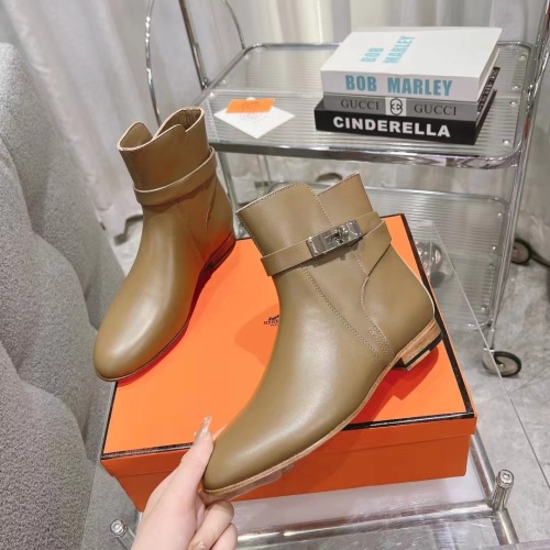 Hermes Boots For Women #1157981 $145.00 USD, Wholesale Replica Hermes Boots