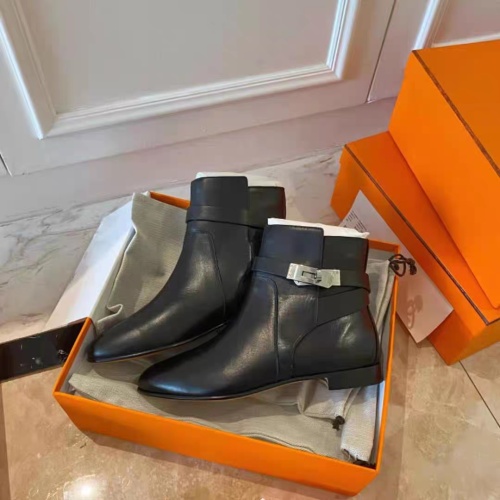 Hermes Boots For Women #1157982 $145.00 USD, Wholesale Replica Hermes Boots