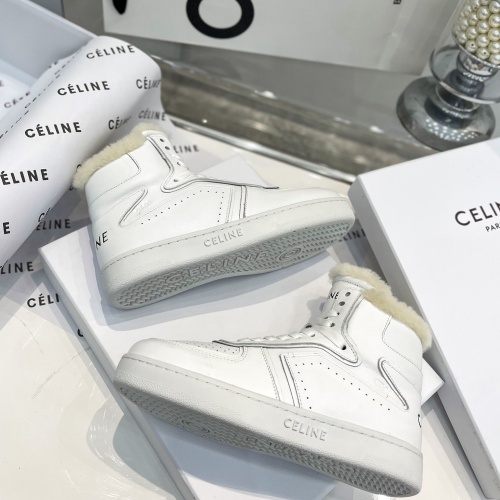Replica Celine High Top Shoes For Women #1157992 $105.00 USD for Wholesale