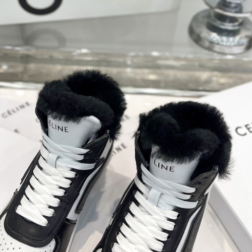 Replica Celine High Top Shoes For Women #1157993 $105.00 USD for Wholesale