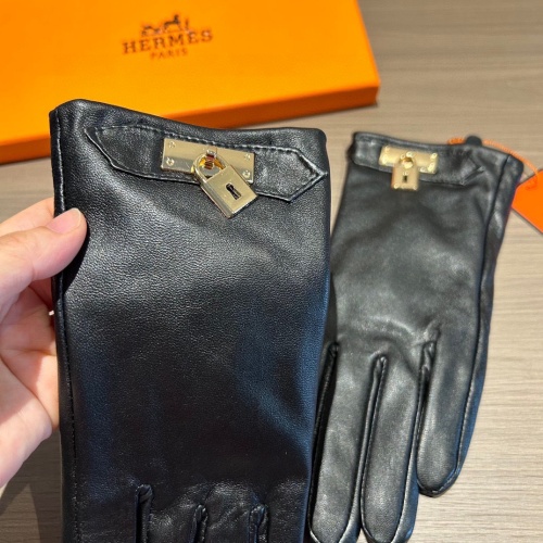 Replica Hermes Gloves For Women #1158024 $64.00 USD for Wholesale