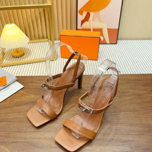 Replica Hermes Sandal For Women #1158027 $88.00 USD for Wholesale
