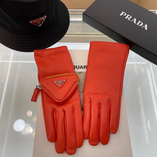 Prada Gloves For Women #1158028 $76.00 USD, Wholesale Replica Prada Gloves