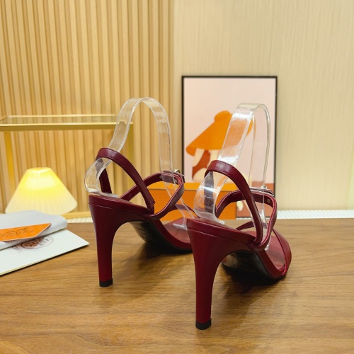 Replica Hermes Sandal For Women #1158029 $88.00 USD for Wholesale