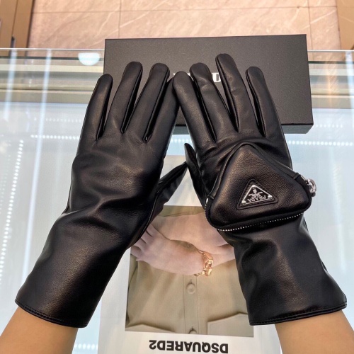 Replica Prada Gloves For Women #1158030 $76.00 USD for Wholesale