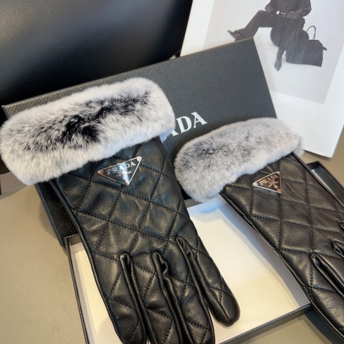 Replica Prada Gloves For Women #1158032 $56.00 USD for Wholesale