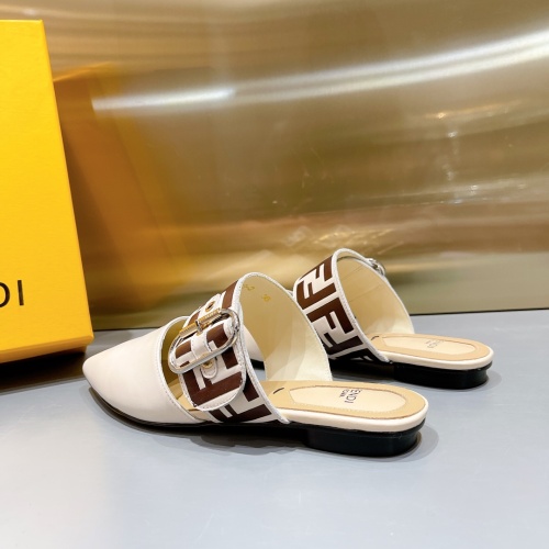 Replica Fendi Slippers For Women #1158057 $98.00 USD for Wholesale