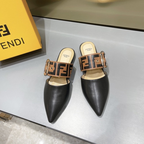 Replica Fendi Slippers For Women #1158059 $98.00 USD for Wholesale