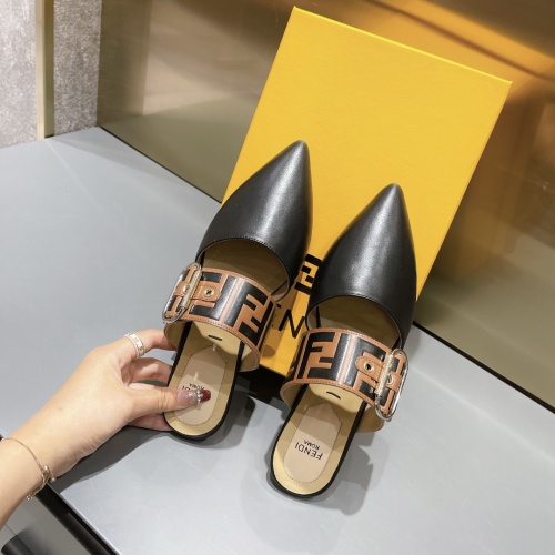 Replica Fendi Slippers For Women #1158059 $98.00 USD for Wholesale